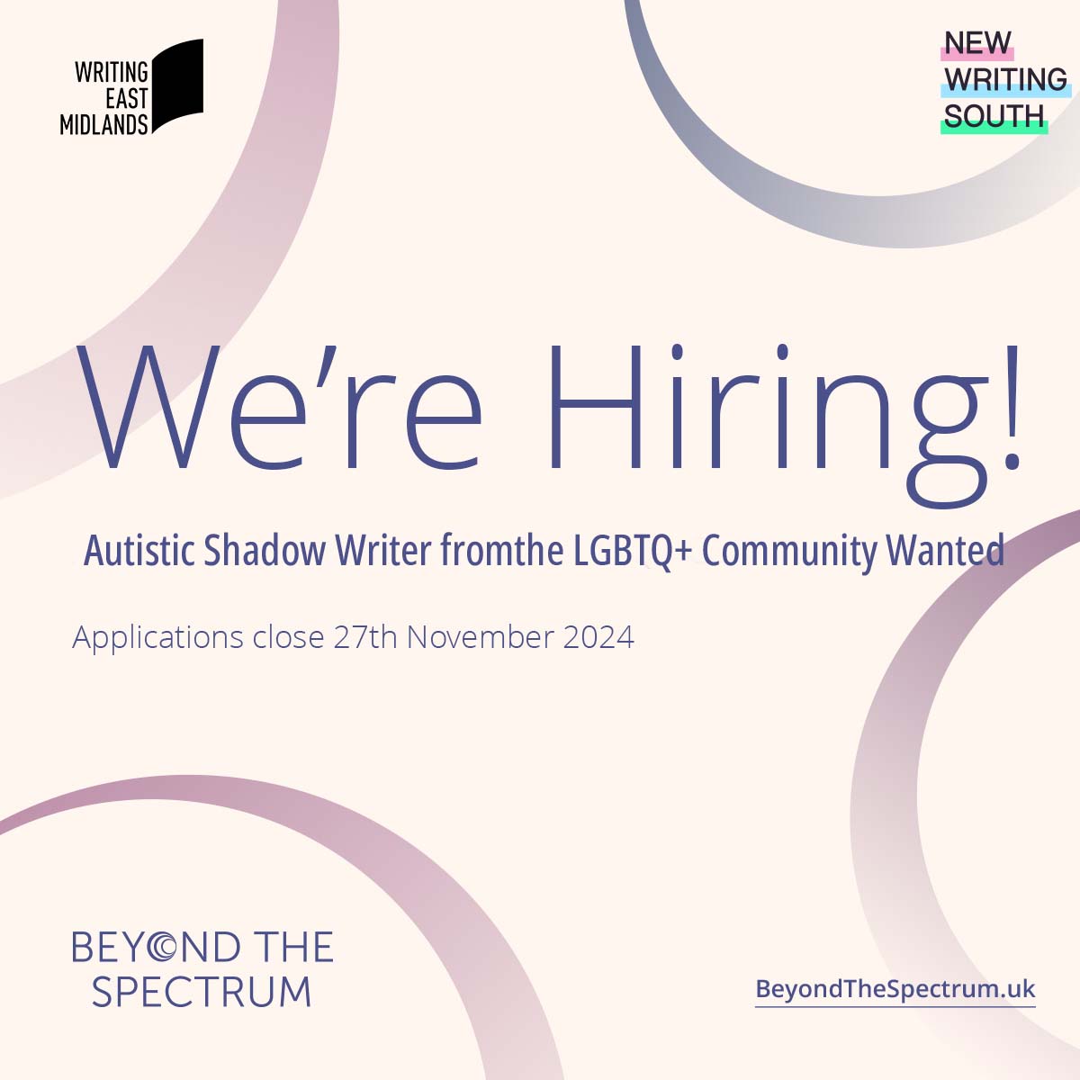 WEM is seeking an Autistic Shadow Writer from the LGBTQ+ community for ...